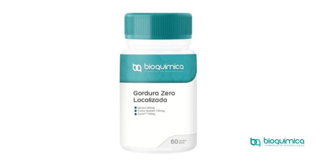 Gordura Zero Localizada: Equilíbrio Metabólico e Bem-Estar com Morosil, Cromo e Cactin™ 