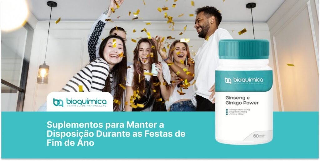 Suplementos para manter a disposição durante as festas de fim de ano