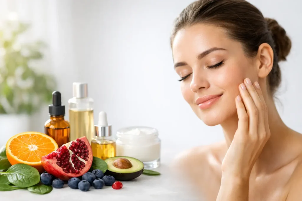 Antioxidantes para saúde da pele e seus cuidados