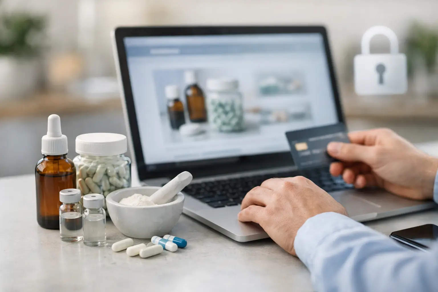 Como pedir manipulado online com segurança