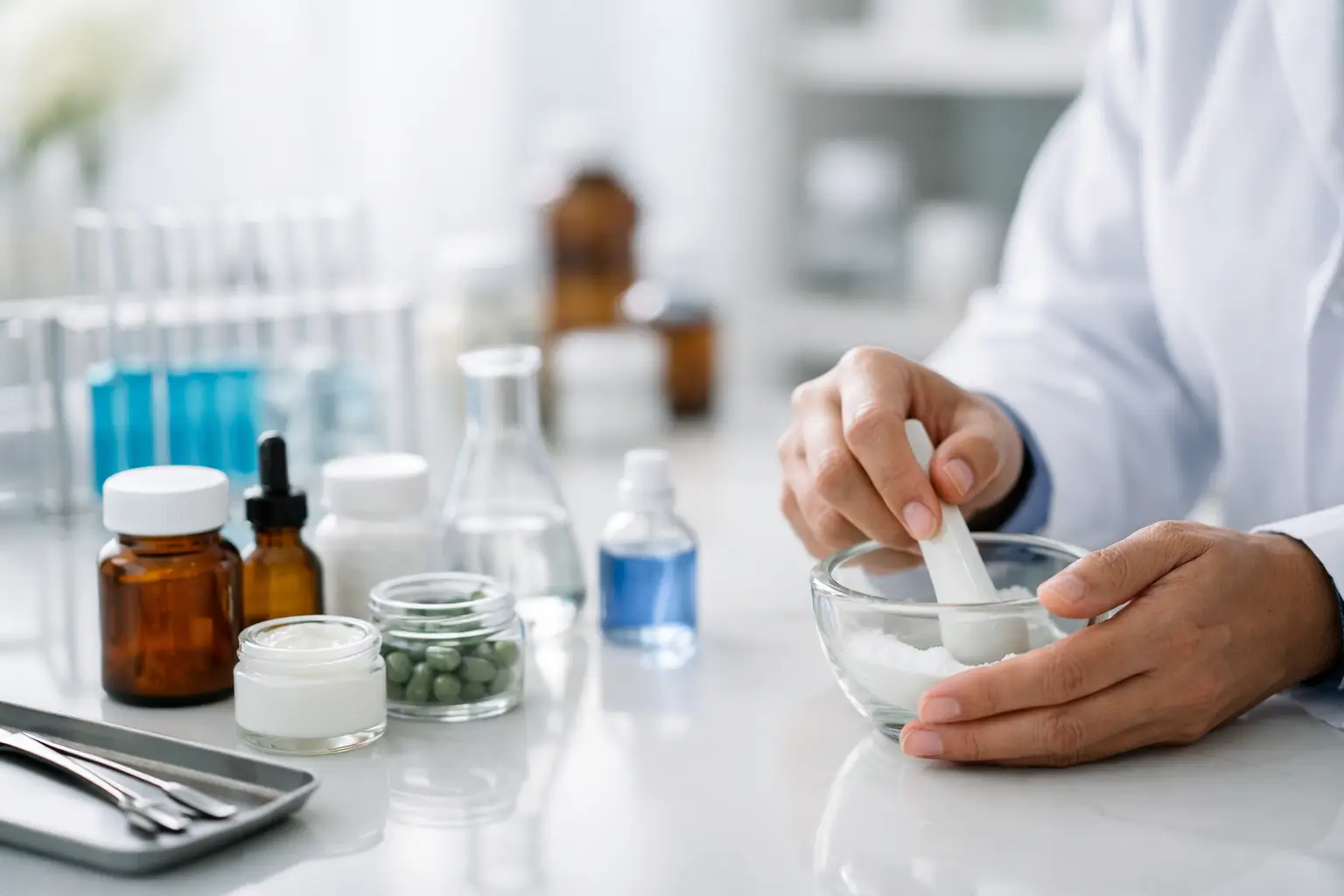 Fórmula manipulada sob prescrição com segurança