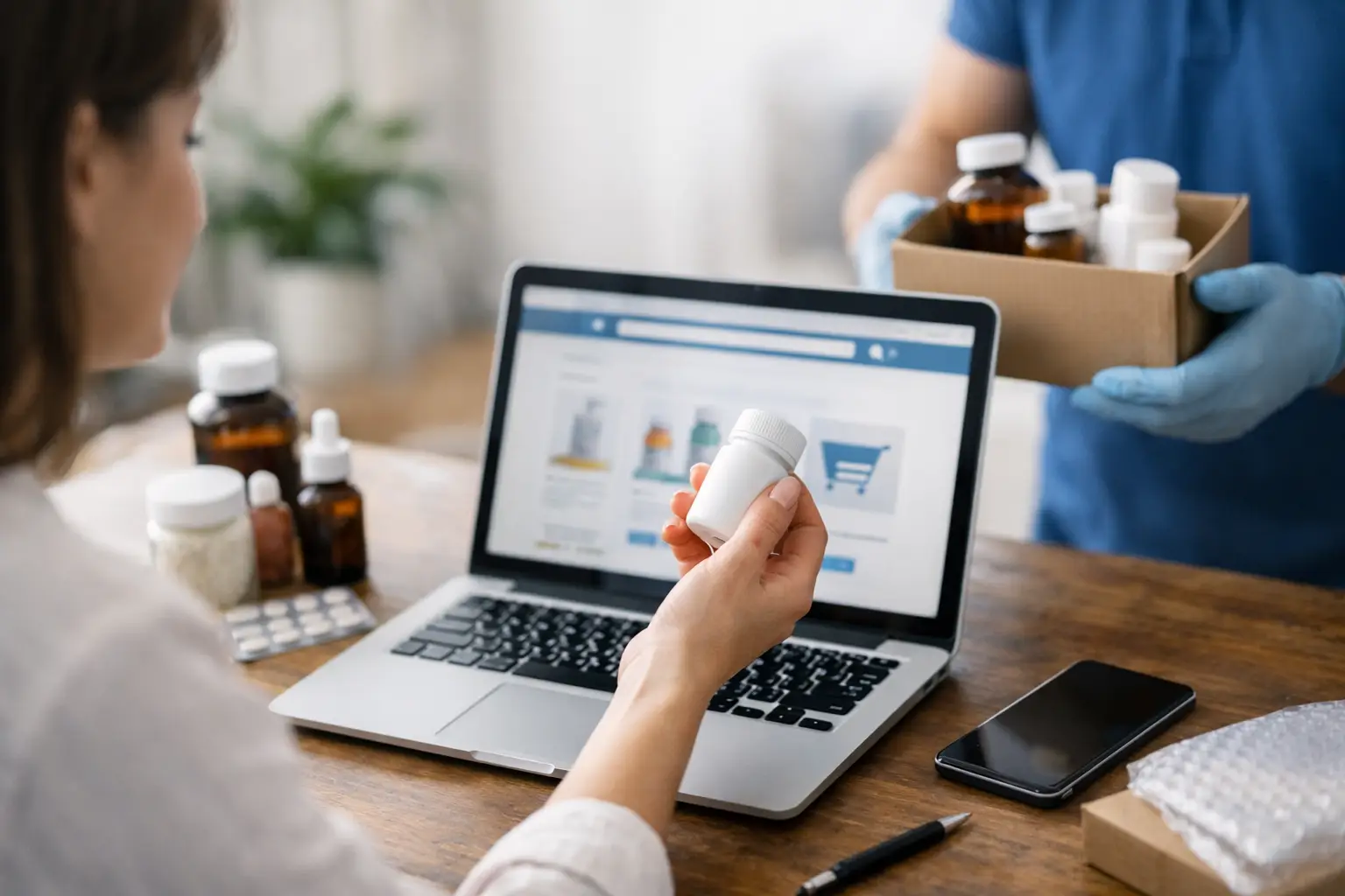 Como comprar manipulado à distância com segurança