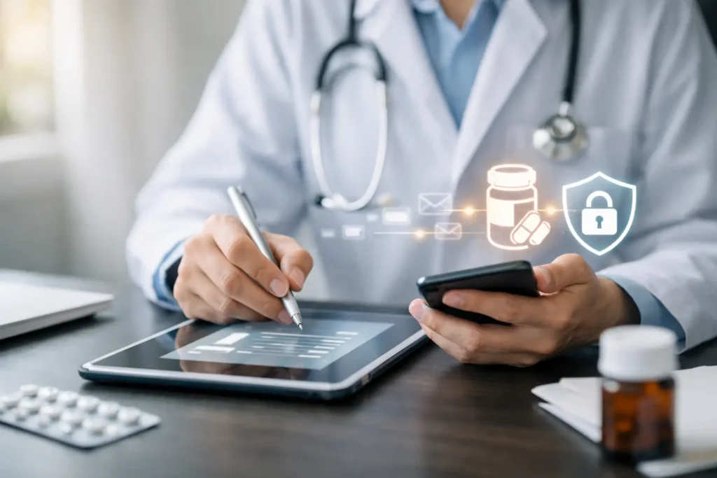 Como enviar prescrições digitais seguras