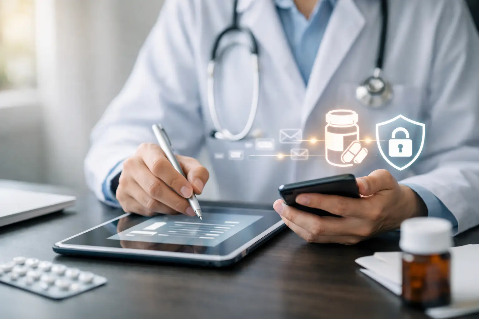 Como enviar prescrições digitais seguras